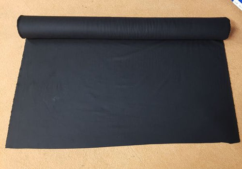 Super black fabric - please note - sold by the metre.